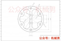 cad机械图纸练习分享